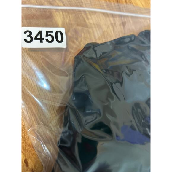 Michael Kors Boho Eyelet Dress L Black‎ Stretch Cinched High Waist Resort Travel - Picture 12 of 12